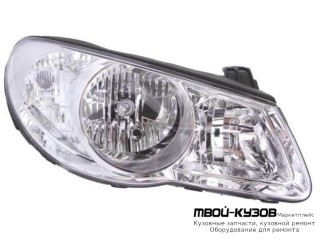 ФАРА ПРАВАЯ СТОРОНА +/- ПОД КОРРЕКТОР (DEPO) для Hyundai ELANTRA (2007-)