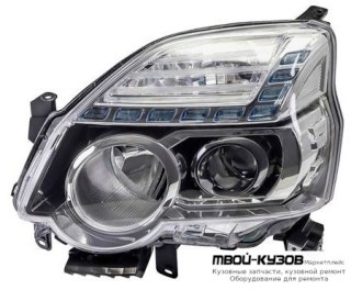 ФАРА ЛЕВАЯ СТОРОНА ЛИНЗОВАННАЯ ПОД КОРРЕКТОР , (КСЕНОН) (DEPO) для Nissan X-TRAIL (03.2007-)