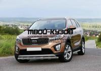 R.2808.001 - ЗАЩИТА ПЕРЕДНЕГО БАМПЕРА d57 усиленная (RIVAL) Kia Sorento Prime (2015-2017)