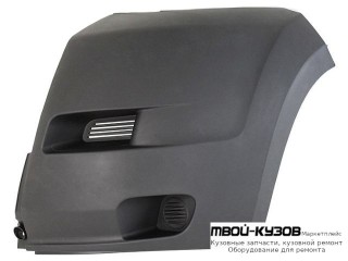 БАМПЕР ПЕРЕДНИЙ ЛЕВАЯ СТОРОНА ГРУНТ (ТАЙВАНЬ) для Peugeot BOXER (2006-) / CITROEN JUMPER (2006-) / FIAT DUCATO кроме Рос.сборки (2006-), Citroen JUMPER (2006-), Fiat DUCATO (2006-)