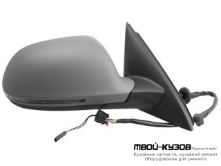 ЗЕРКАЛО ПРАВАЯ СТОРОНА ЭЛЕКТР С ПОДОГРЕВОМ , УКАЗАТЕЛЬ ПОВОРОТА (КИТАЙ) для Audi Q3 (2011-)