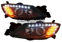 MZ233-B5W1A-D2V - ТЮНИНГ-ФАРЫ (КОМПЛЕКТ) (EAGLE EYES) Mazda 3 BK седан (2003-2009)