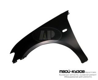 КРЫЛО ПЕРЕДНИЙ ЛЕВАЯ СТОРОНА ПОД ПОВТОРИТЕЛЬ , БЕЗ ОТВ ПОД МОЛДИНГ МЕТАЛЛ (ТАЙВАНЬ) для Mitsubishi L200 (2005-)