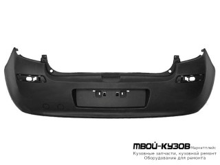 БАМПЕР ЗАДНИЙ ГРУНТ (ТАЙВАНЬ) для Renault CLIO (2006-)