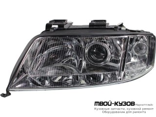 ФАРА ЛЕВАЯ СТОРОНА ПОД КОРРЕКТОР (КСЕНОН) (DEPO) для Audi A6 (09.1997 - 03.2004)