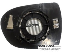 СТЕКЛО ЗЕРКАЛА ПРАВАЯ СТОРОНА С ПОДОГРЕВОМ (CONVEX) (ТАЙВАНЬ) для Hyundai I40 (2011-)