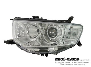 ФАРА ЛЕВАЯ СТОРОНА ЛИНЗОВАННАЯ +/- ПОД КОРРЕКТОР (DEPO) для Mitsubishi L200 (2005-), Mitsubishi PAJERO SPORT (2009-)
