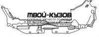 HDCRV96-990P - ВОЗДУХОЗАБОРНИК ПОД БАМПЕР (ТАЙВАНЬ) Honda CR V 1 (1996-2002)