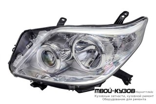 ФАРА ЛЕВАЯ СТОРОНА ПОД КОРРЕКТОР (DEPO) для Toyota LANDCRUISER PRADO 150 (2009-2017)