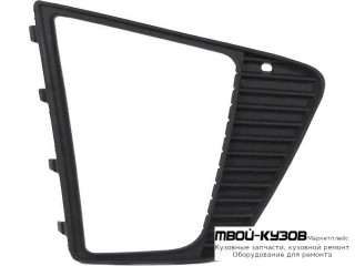 РЕШЕТКА БАМПЕРА ПЕРЕДНИЙ ПРАВАЯ СТОРОНА С ОТВЕРСТИЯМИ ПОД ПРОТИВОТУМАННЫЕ ФАРЫ (КИТАЙ) для Hyundai CRETA (2016-)