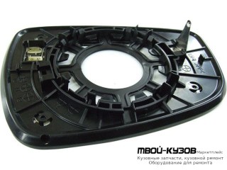 СТЕКЛО ЗЕРКАЛА ПРАВАЯ СТОРОНА (КИТАЙ) для Hyundai SOLARIS (2011-)