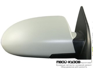 ЗЕРКАЛО ПРАВАЯ СТОРОНА ЭЛЕКТР С ПОДОГРЕВОМ (CONVEX) ГРУНТ (ТАЙВАНЬ) для Hyundai VERNA (2006-)