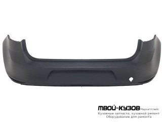 БАМПЕР ЗАДНИЙ БЕЗ ОТВ ПОД ДАТЧИКИ (КИТАЙ) для Volkswagen GOLF VII (2012-)