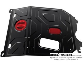 ЗАЩИТА ПОДДОНА ДВИГАТЕЛЯ + КПП С , КРЕПЛЕН , СТАЛЬН для Daewoo NEXIA (2008-)