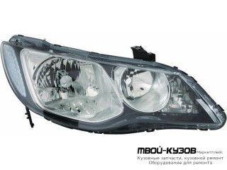 ФАРА ПРАВАЯ СТОРОНА ПОД КОРРЕКТОР (СЕДАН) (TYC) для Honda CIVIC (2006-2011) СЕДАН
