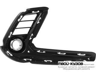 РЕШЕТКА БАМПЕРА ПЕРЕДНИЙ ПРАВАЯ СТОРОНА С ОТВЕРСТИЯМИ ПОД ПРОТИВОТУМАННЫЕ ФАРЫ (КИТАЙ) для Hyundai ELANTRA (2016-)