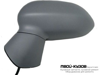 ЗЕРКАЛО ЛЕВАЯ СТОРОНА ЭЛЕКТР (CONVEX) ГРУНТ (ТАЙВАНЬ) для Honda JAZZ / FIT (2001-)