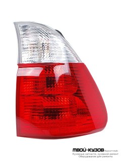 ФОНАРЬ ЗАДНИЙ ВНЕШНИЙ ПРАВАЯ СТОРОНА (DEPO) КРАСНЫЙ-БЕЛ для BMW E53 X5 (1999-2004.2004 - 2006)