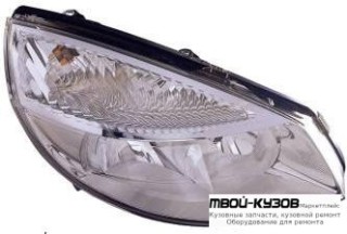 ФАРА ПРАВАЯ СТОРОНА ПОД КОРРЕКТОР (DEPO) для Renault SCENIC (06.2003 - 2012)