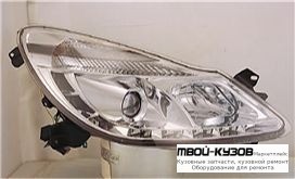 ФАРА ЛЕВАЯ + ПРАВАЯ (КОМПЛЕКТ) ТЮНИНГ ЛИНЗОВАННАЯ (DEVIL EYES) (SONAR) ВНУТРИ ХРОМ для Opel CORSA (2006-)