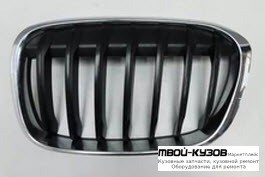 РЕШЕТКА РАДИАТОРА ЛЕВАЯ СТОРОНА ХРОМ ЧЁРНЫЙ (ТАЙВАНЬ) для BMW F48 X1 (2016-)