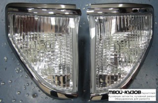 УКАЗ.ПОВОРОТА УГЛОВОЙ ЛЕВАЯ + ПРАВАЯ (КОМПЛЕКТ) ТЮНИНГ ХРУСТАЛ (DEPO) для Toyota LANDCRUSER J7# (1985-2002) (2003-)