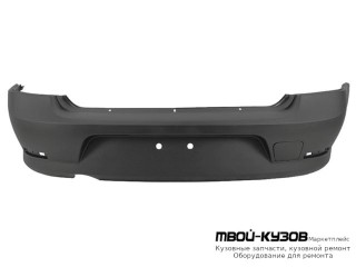 БАМПЕР ЗАДНИЙ ГРУНТ (ТАЙВАНЬ) для Renault LOGAN (2005-2014)