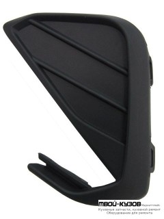 РЕШЕТКА БАМПЕРА ПЕРЕДНИЙ ЛЕВАЯ СТОРОНА С ОТВ ПОД ДАТЧИКИ (КИТАЙ) для Volkswagen POLO (2020-)