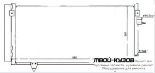 IMPREZA {FORESTER 07-} КОНДЕНСАТОР КОНДИЦИОНЕРА для Subaru FORESTER (2009-2012), Subaru FORESTER (1999-2008), Subaru IMPREZA (2007-)