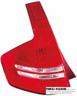 ФОНАРЬ ЗАДНИЙ ВНЕШНИЙ ЛЕВАЯ СТОРОНА (5 дв) БОЛЬШ (DEPO) для Citroen C4 (11.2004-) PICASSO (2006-)