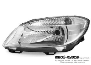 ФАРА ЛЕВАЯ СТОРОНА С КОРРЕКТОР (DEPO) для Skoda FABIA / ROOMSTER (2010-)