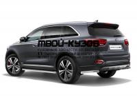 R.2810.003 - ЗАЩИТА ЗАДНЕГО БАМПЕРА d57 (RIVAL) Kia Sorento Prime (2018-)