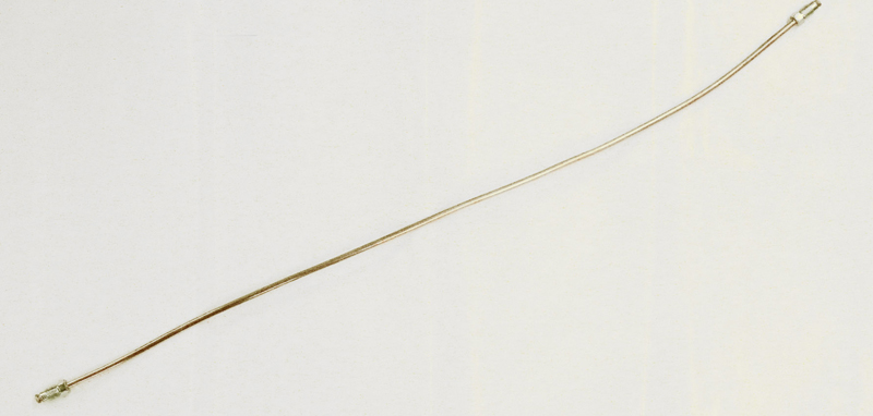 Трубка тормозная ВАЗ-2110 передняя левая (медная) 650мм