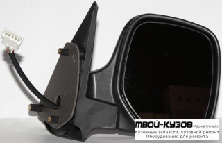 ЗЕРКАЛО ПРАВАЯ СТОРОНА ЭЛЕКТР С ПОДОГРЕВОМ (CONVEX) (ТАЙВАНЬ) для Peugeot PARTNER / CITROEN BERLINGO (10.1996-), Citroen BERLINGO / PEUGEOT PARTNER (01.2003-), Citroen BERLINGO / PEUGEOT PARTNER (10.1996 - 12.2002)