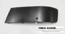МОЛДИНГ БАМПЕРА ПЕРЕДНИЙ ЛЕВАЯ СТОРОНА С ОТВ ПОД ДАТЧИКИ , ГРУНТ (ТАЙВАНЬ) для Volkswagen TRANSPORTER T5 (2010-2015)