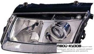 ФАРА ЛЕВАЯ СТОРОНА ЛИНЗОВАННАЯ ПОД КОРРЕКТОР (КСЕНОН) (DEPO) для Volkswagen PASSAT B5 (11.1996 - 09.2000)