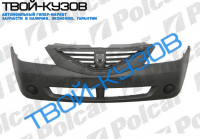 LOGAN БАМПЕР ПЕРЕДНИЙ (ЭМБЛЕМА DACIA)