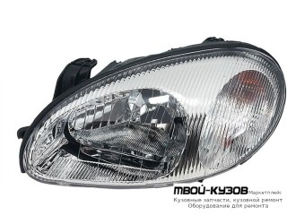 ФАРА ЛЕВАЯ СТОРОНА ПОД КОРРЕКТОР (КИТАЙ) для Daewoo LANOS (1998-) CHEVROLET LANOS (2002-)