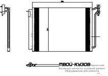 X5 КОНДЕНСАТОР КОНДИЦИОНЕРА (NISSENS) (AVA) (см.каталог) для BMW E53 X5 (1999-2004.2004 - 2006)