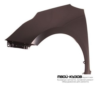 КРЫЛО ПЕРЕДНИЙ ЛЕВАЯ СТОРОНА БЕЗ ОТВ ПОД ПОВТОРИТЕЛЬ (ТАЙВАНЬ) для KIA CEED (2012-2018)