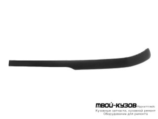 СПОЙЛЕР БАМПЕРА ПЕРЕДНИЙ ЛЕВАЯ СТОРОНА ЧЁРНЫЙ (ИТАЛИЯ) для Opel ASTRA (03.1998 - 2003)