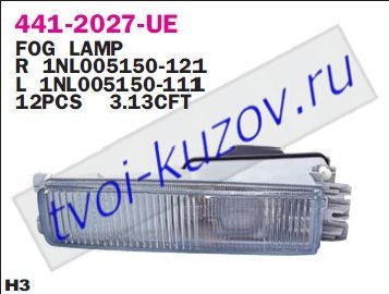 audi 80 фара противотуманная левая 441-2027L-UE