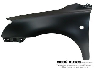 КРЫЛО ПЕРЕДНИЙ ЛЕВАЯ СТОРОНА С ОТВ ПОД ПОВТОРИТЕЛЬ (ТАЙВАНЬ) для Toyota AVENSIS (2003-2007)