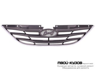 РЕШЕТКА РАДИАТОРА ЧЁРНЫЙ С ХРОМ МОЛДИНГ (ТАЙВАНЬ) для Hyundai SONATA (2010-)