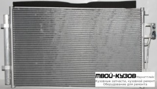 SANTA FE {KIA SORENTO 10-/12-} КОНДЕНСАТОР КОНДИЦИОНЕРА (бензин) для Hyundai SANTA FE (2006-2011), KIA SORENTO (2009-2013)