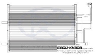 3 КОНДЕНСАТОР КОНДИЦИОНЕРА (KOYO) для Mazda 3 (2004-)