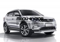 R.1904.001 - ЗАЩИТА ПЕРЕДНЕГО БАМПЕРА d57+d42 (RIVAL) Geely Atlas (2018-)