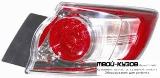 ФОНАРЬ ЗАДНИЙ ВНЕШНИЙ ПРАВАЯ СТОРОНА (ХЭТЧБЭК) (DEPO) для Mazda 3 (2009-)