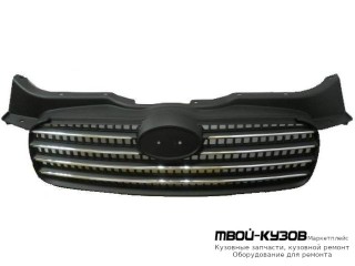 РЕШЕТКА РАДИАТОРА ХРОМ-ЧЁРНЫЙ (ТАЙВАНЬ) для Hyundai VERNA (2006-)
