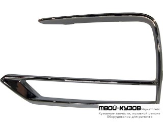 МОЛДИНГ РЕШЕТКИ БАМПЕРА ЛЕВАЯ СТОРОНА ХРОМ (КИТАЙ) для Chery TIGGO 8 PRO (2021-) / PRO MAX (2022-)